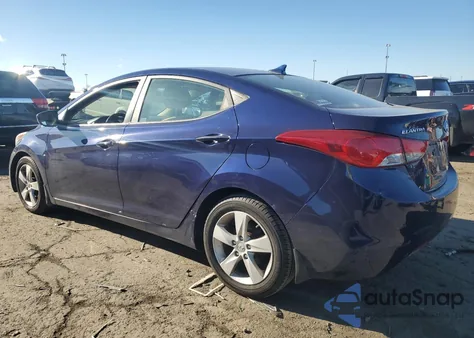 2013 Hyundai Elantra Gls из США, поврежденный, VIN 5NPDH4AEXDH415315